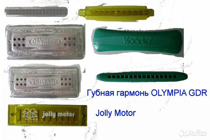 Немецкая губная гармошка Olympia GDR