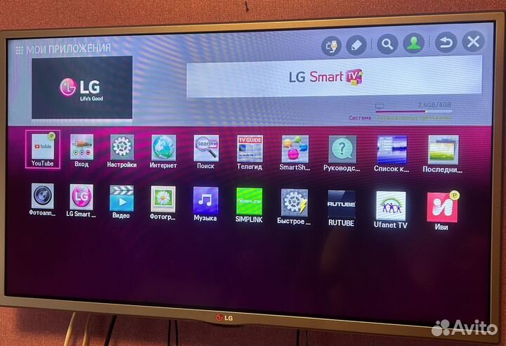 Телевизор lg SMART tv 32 дюйма