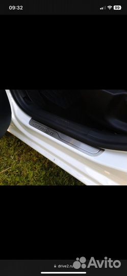 Хромированные накладки на пороги Citroen C4