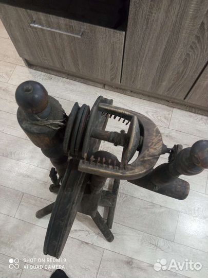 Прялка деревянная старинная