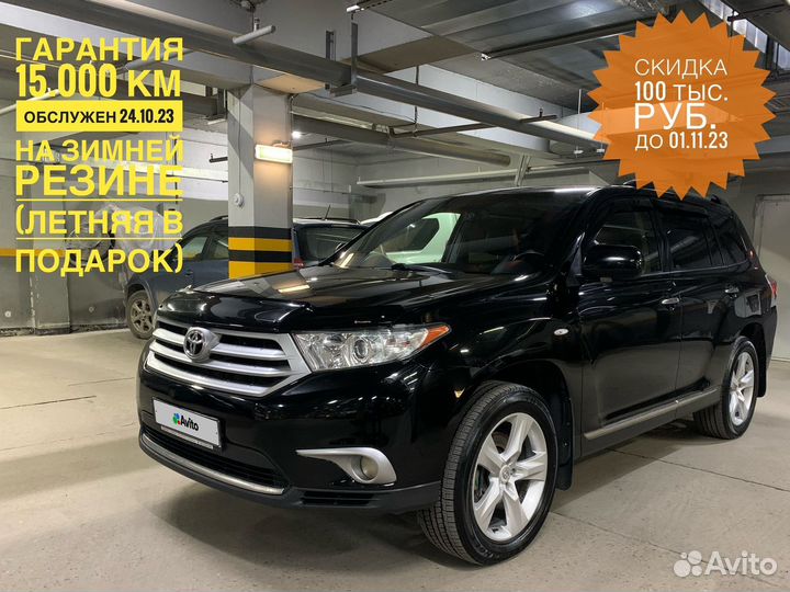 Toyota Highlander 3.5 AT, 2011, 147 700 км
