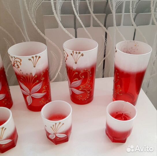 Набор стаканов и стопок