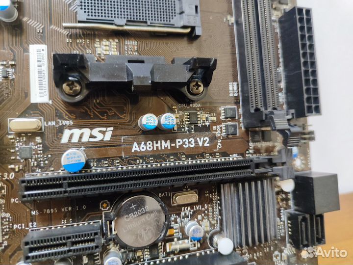 Материнская плата MSI A68HM-P33 V2 Сокет FM2+