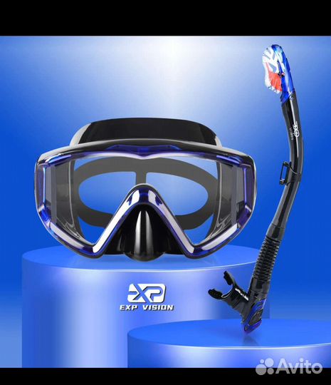 Маска с трубкой для подводного плавания