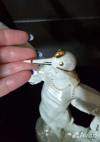 Статуэтка Балерина-Аист. Фарфор дфз Вербилки