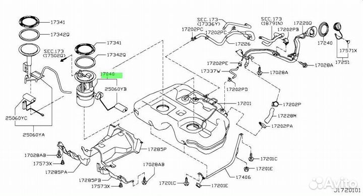 Насос топливный под заказ С японии 15-30 дней