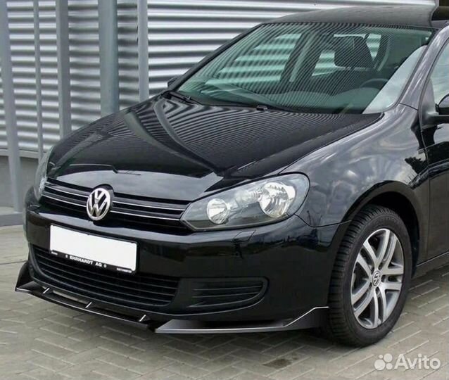 Передняя губа на Volkswagen Golf6