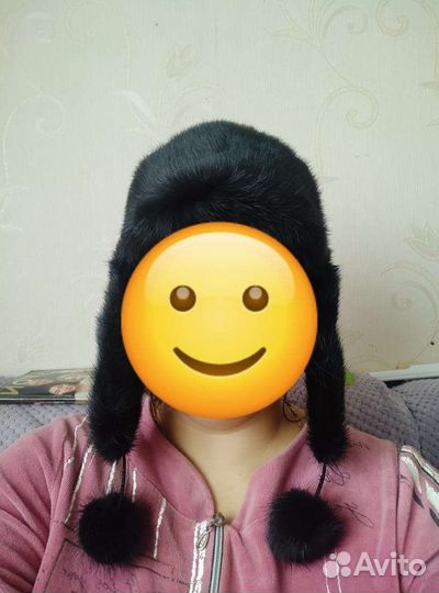 Шапка норковая новая женская