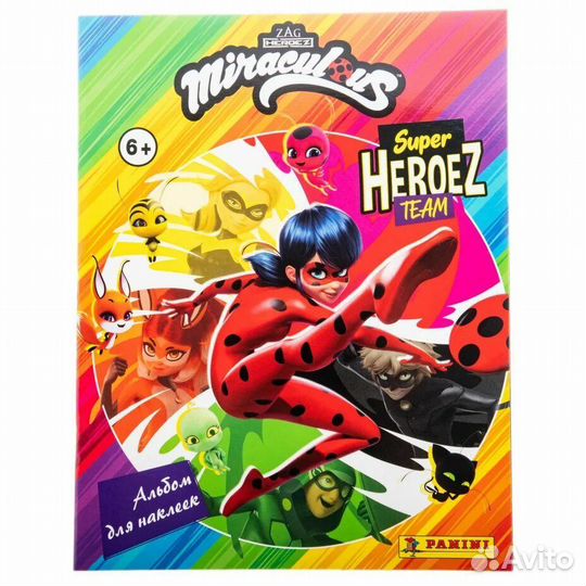 Наклейки леди баг команда героев