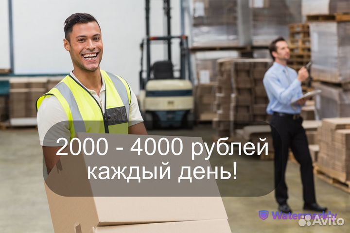 Грузчик с ежедневной оплатой