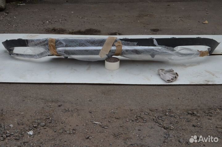 Юбка бампера задняя мерседес