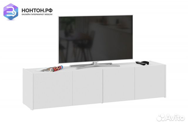 Тв-тумба Рокс белый ясень