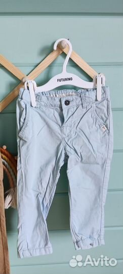 Рубашка на мальчика брюки чинос 92