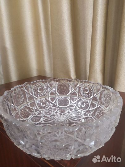 Хрустальная ваза для фруктов