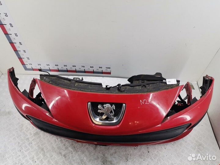 Бампер (ноускат) для Peugeot-Citroen 207