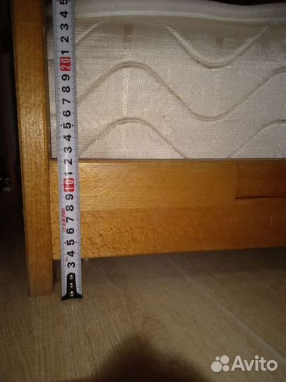 Кровать деревянная с матрасом 70 х 160