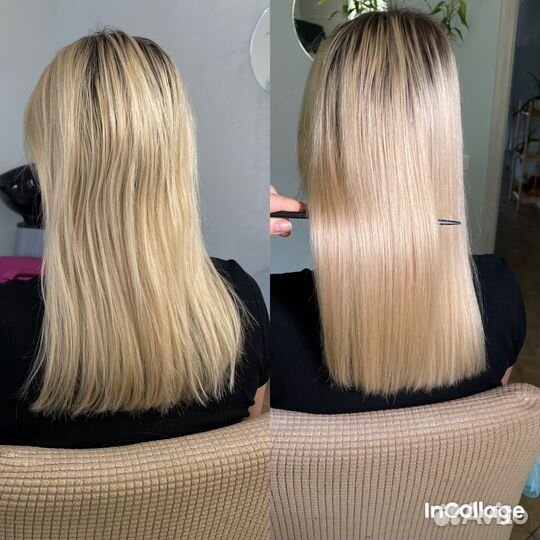 Ботокс волос, холодное восстановление, кератин