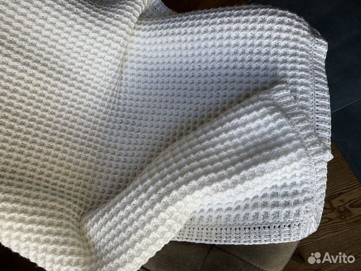 Плед детский вязаный ручная работа