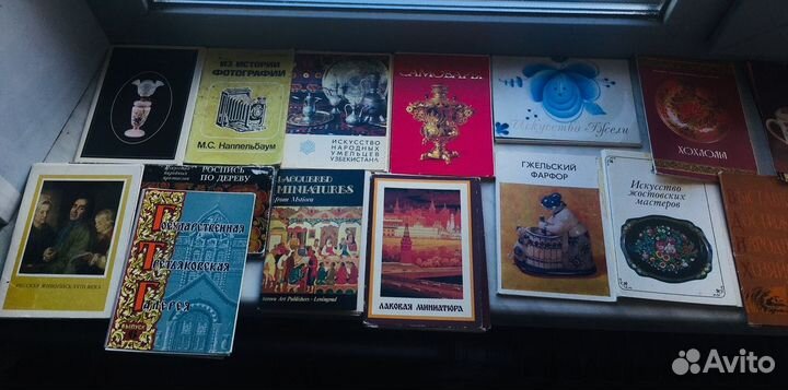 Наборы открыток народные промыслы СССР