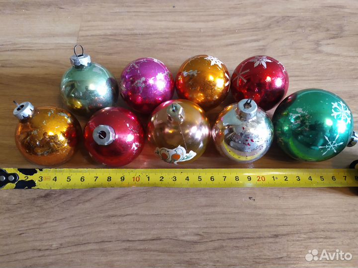 Елочные игрушки фигурки шарики СССР