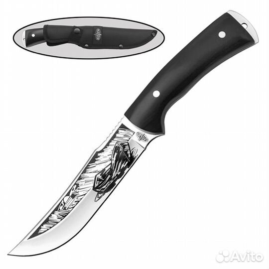 Нож нескладной Одинокая Лодка ст.65х13 (Витязь)