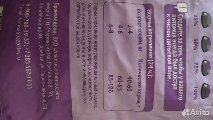 Сухой корм для взрослых и стерилизованных кошек