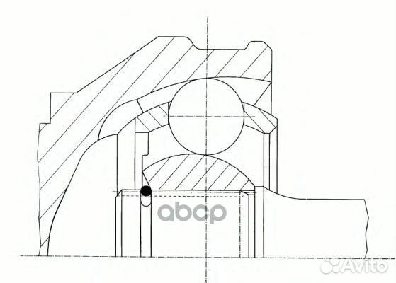 Шрус наружный lobro 302 961 302 961 GKN (Loebro)