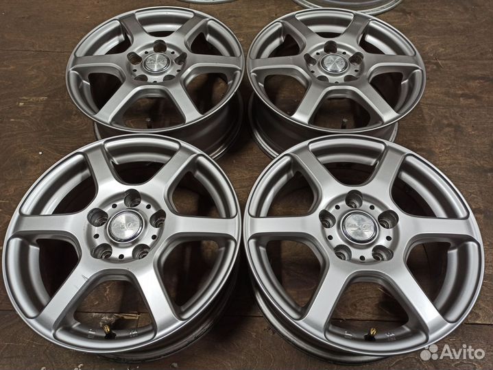 Диски 15 5х114,3 ET43 темные из Японии