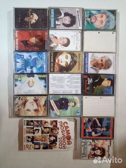 Аудиокассеты (Рок / Рэп / Шансон / Эстрада)