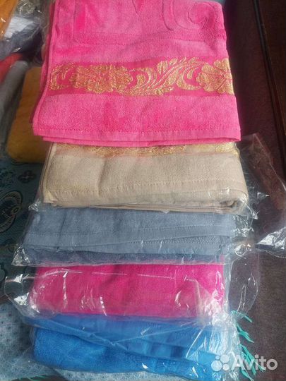 Махровые полотенца новые Пакистан