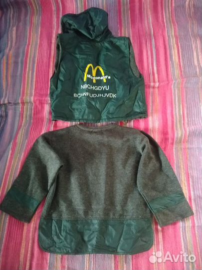 Толстовка с жилеткой макдональдс