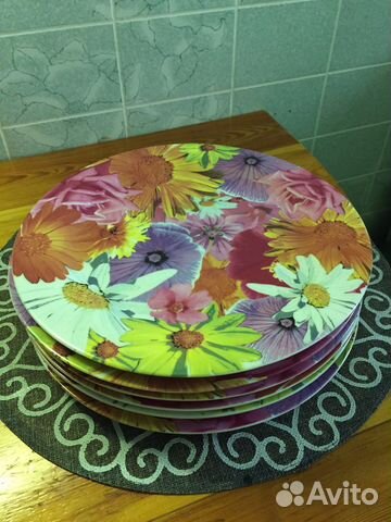 Тарелки Polystar classic с рисунком «Цветы»