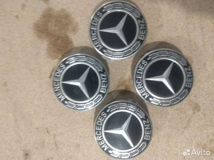 Колпачки на литые диски mercedes