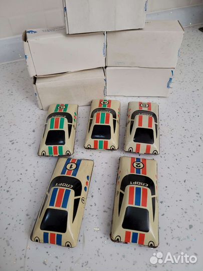 Машинки спортивные авто ралли выпуск СССР, новые
