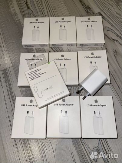 Зарядка для iPhone, адаптер USB, блок айфон