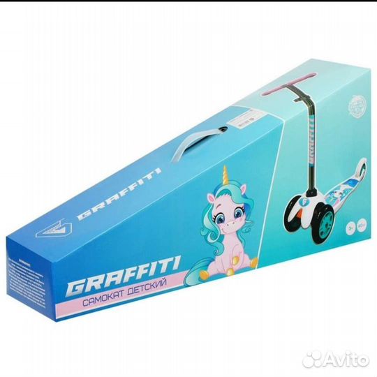 Самокат детский новый