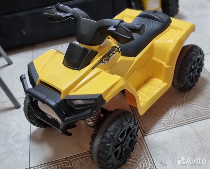 Электромобиль квадроцикл с педалью детский