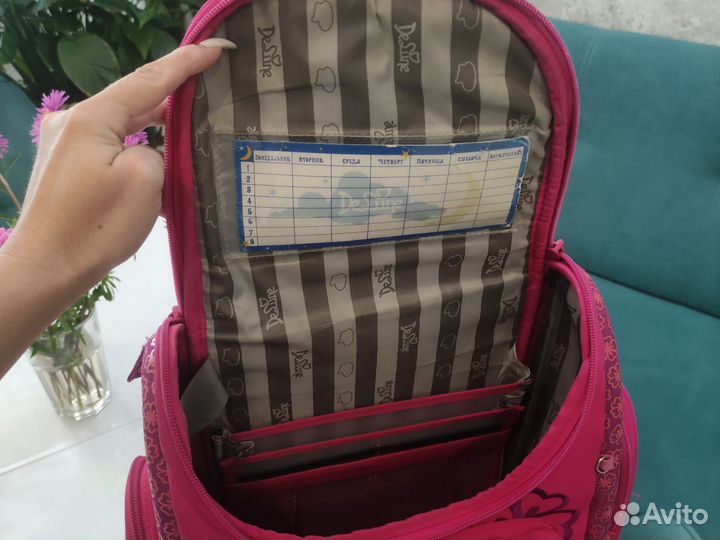 Рюкзак школьный ортопедический для девочки