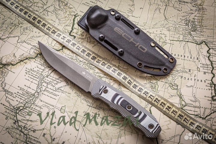 Нож Echo D2 TacWash Kizlyar Supreme