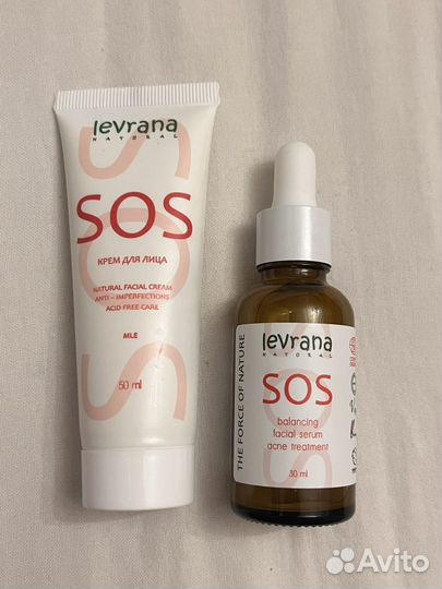 Крем и сыворотка levrana sos + effaclar la roche