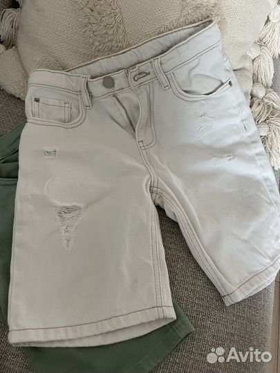 Джинсовые шорты zara 8 и 9 лет