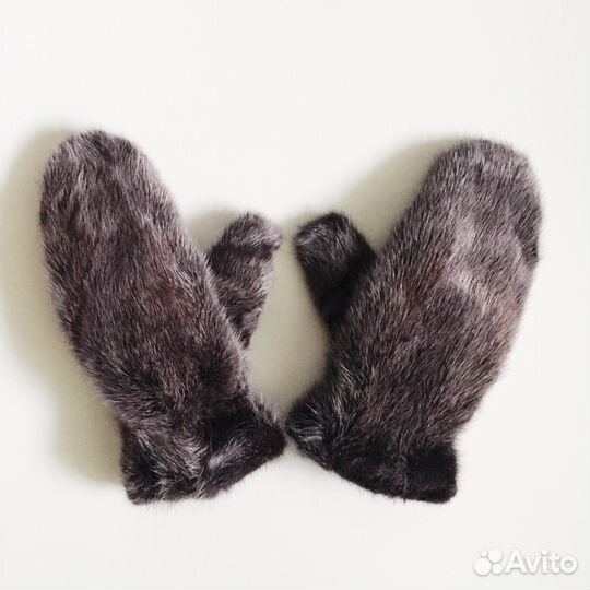 Варежки норковые