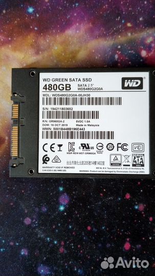 Ssd wd green 480gb