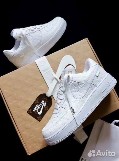 Кроссовки louis vuitton x nike AIR force 1