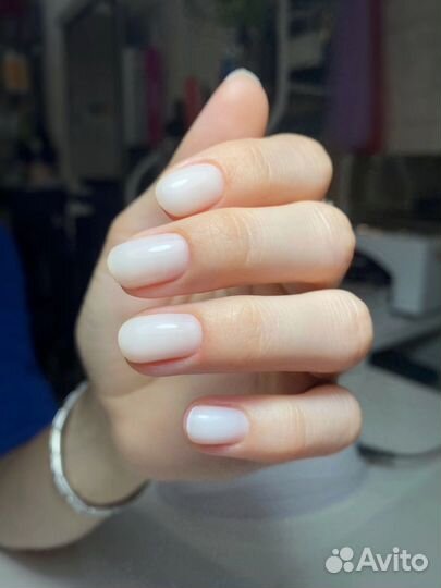 Маникюр, гель лак, укрепление