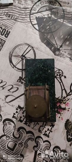 Настольные часы СССР молния, барабан