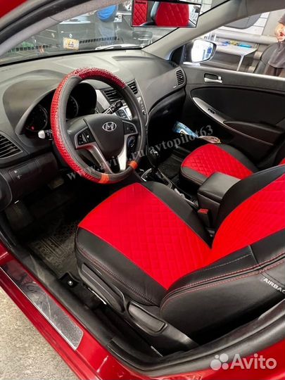 Авточехлы на Hyundai Solaris (2010-2017)