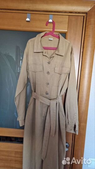 Комбинезон бежевый M