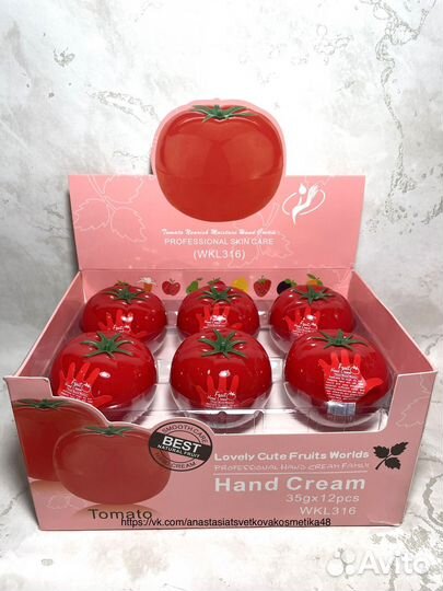 Крем для рук фрукты - овощи, невероятный дизайн
