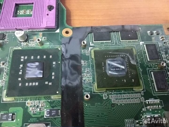 Мат плата N61VG main board REV. 1.1 донор